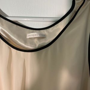 Jacques Vert sz 20 white sleeveless shirt.
